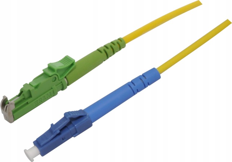 Patchcord światłowodowy E2000/APC-LC/PC SM sx 2.8 G657A1 2m